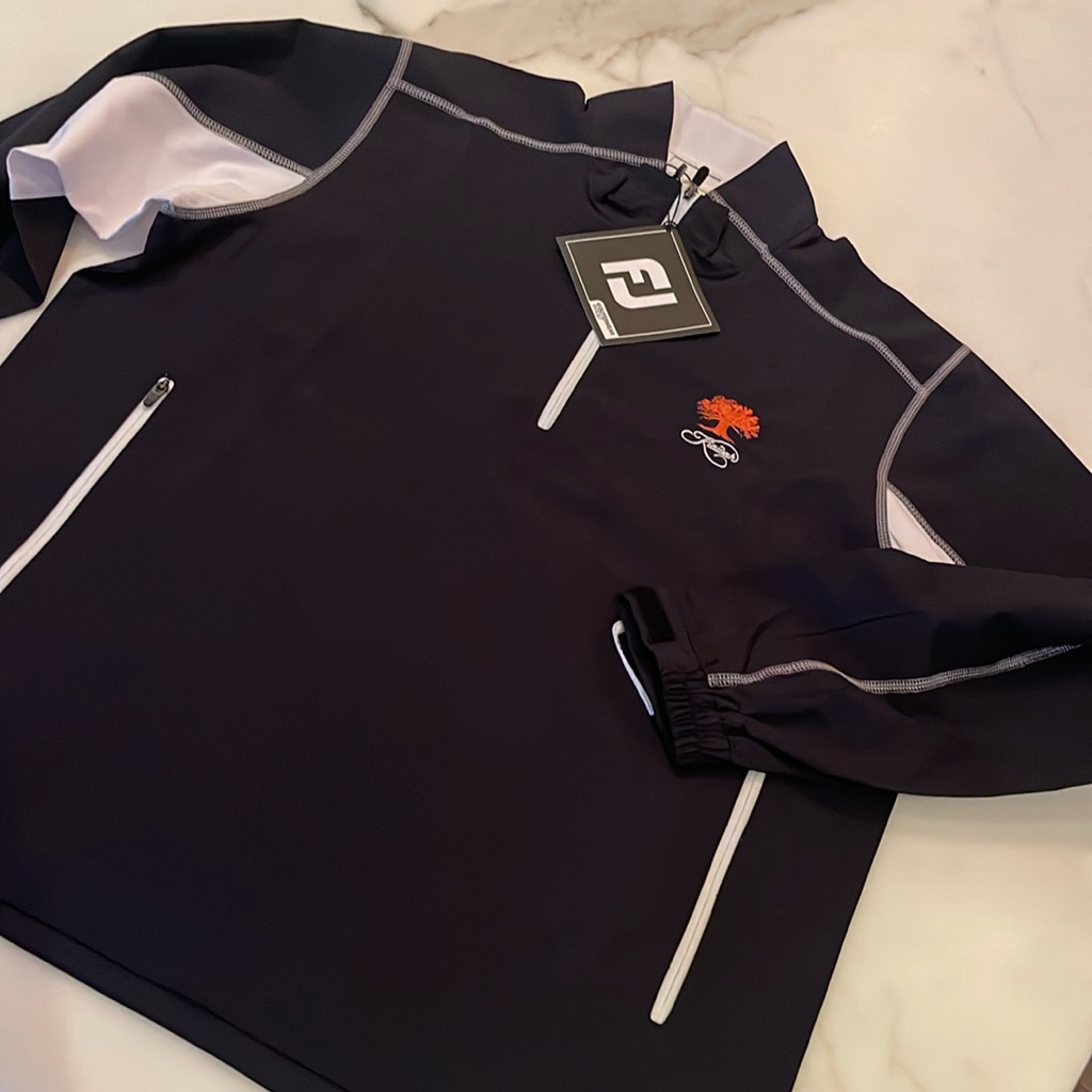Footjoy Sport Wind Shirt. New With Tags. Navy. Size Men’s Small. Kiawah Logo